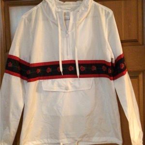 Empyre Rose pattern windbreaker by zumiez